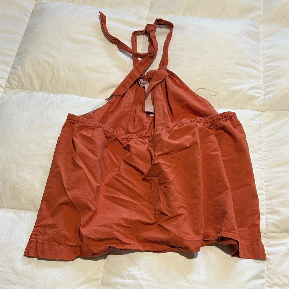 Universal Thread Rust Halter Top - Picture 2 of 2
